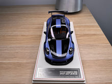 Load image into Gallery viewer, Porsche 911 GT2RS - PTS Gemini Metallic on white leather base - 1:18