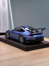 Load image into Gallery viewer, Porsche 911 GT2RS - PTS Gemini Metallic on black leather base - 1:18