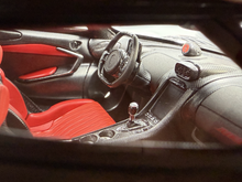 Load image into Gallery viewer, Koenigsegg Jesko PMC Special Project - dark tinted clear carbon - 1:18