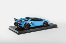 Load image into Gallery viewer, Lamborghini Aventador SVJ Roadster - anniversary blue - 1:18