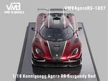 Load image into Gallery viewer, Koenigsegg Agera RS - Burgundy Red - 1:18