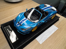 Load image into Gallery viewer, Ferrari 458 Speciale Aperta - Artemis Green / Blue - 1:18