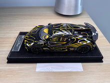 Load image into Gallery viewer, Bugatti Divo - Black with Gold Stripes - 1:18