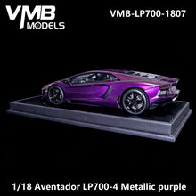 Load image into Gallery viewer, Lamborghini Aventador LP700-4 - Metallic Purple - 1:18
