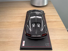 Load image into Gallery viewer, Bugatti Chiron Sport - Grey Carbon with Gris Rafale Frame - 1:18