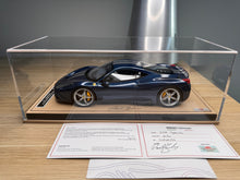 Load image into Gallery viewer, Ferrari 458 Speciale - Blue Tour de France 1 of 1 - 1:18