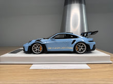 Load image into Gallery viewer, Porsche 911 992 GT3RS - Baby Blue - 1:18