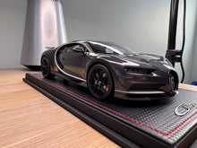 Load image into Gallery viewer, Bugatti Chiron Sport - Grey Carbon with Gris Rafale Frame - 1:18