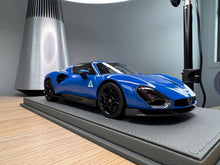 Load image into Gallery viewer, Alfa Romeo 33 Stradale - Blu Reale Black Interior - 1:18