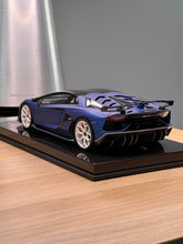 Load image into Gallery viewer, Lamborghini Aventador SVJ - Blu Emera - 1:18