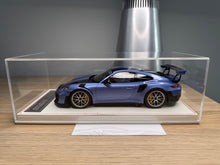 Load image into Gallery viewer, Porsche 911 GT2RS - PTS Gemini Metallic on white leather base - 1:18