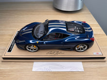 Load image into Gallery viewer, Ferrari 458 Speciale - Blue Tour de France 1 of 1 - 1:18