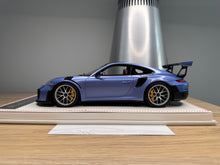 Load image into Gallery viewer, Porsche 911 GT2RS - PTS Gemini Metallic on white leather base - 1:18