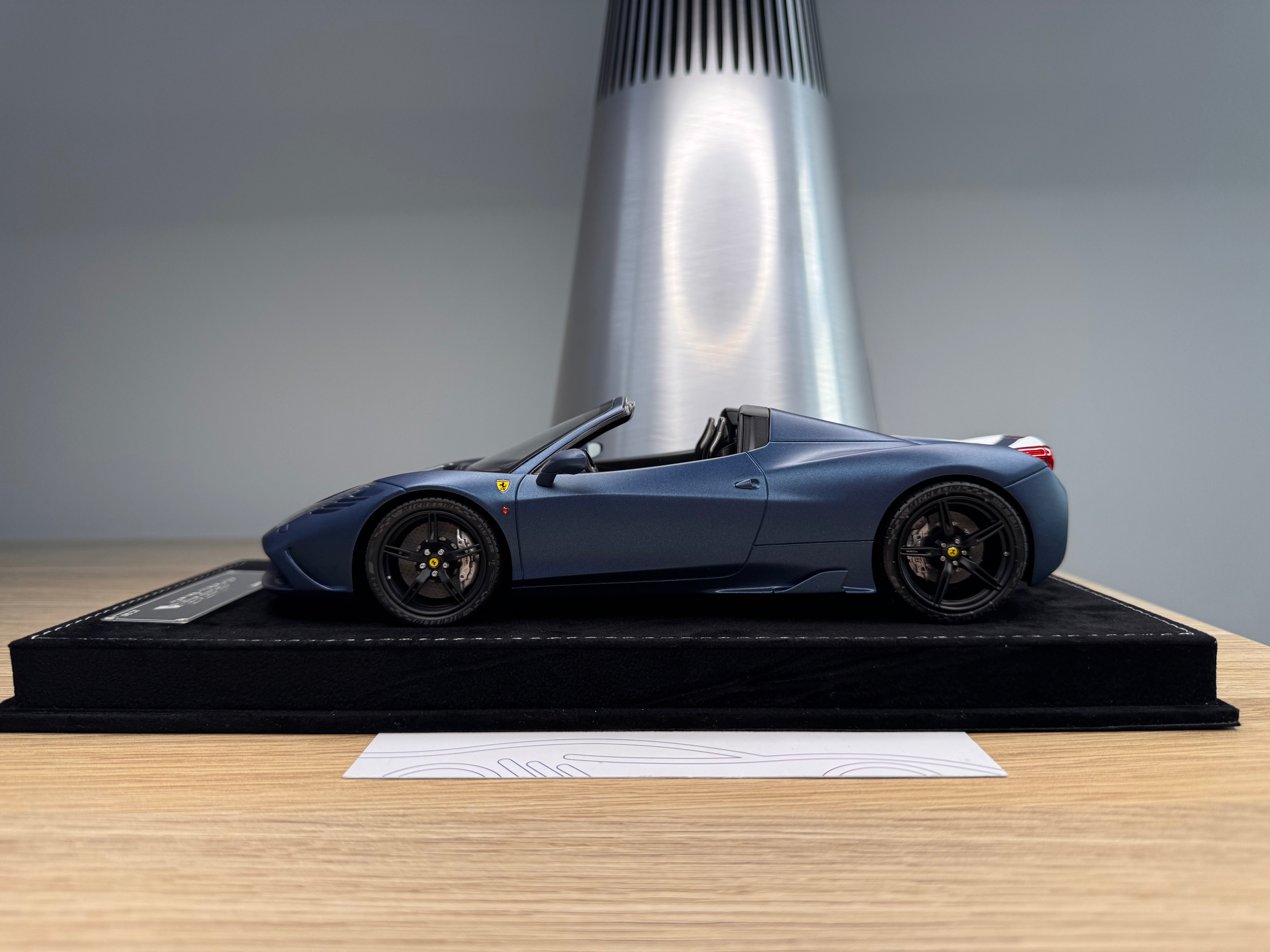 Ferrari 458 Speciale Aperta - Abu Dhabi Blue matte - 1:18