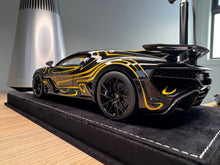 Load image into Gallery viewer, Bugatti Divo - Black with Gold Stripes - 1:18