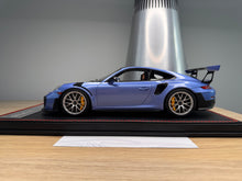 Load image into Gallery viewer, Porsche 911 GT2RS - PTS Gemini Metallic on black leather base - 1:18