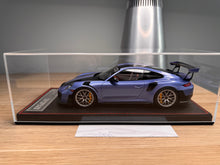 Load image into Gallery viewer, Porsche 911 GT2RS - PTS Gemini Metallic on black leather base - 1:18