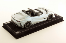 Load image into Gallery viewer, Ferrari 812 Competizione A - Bianco Onda Marina matte with open roof C Leclerc - 1:18