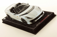 Load image into Gallery viewer, Ferrari 812 Competizione A - Bianco Onda Marina matte with open roof C Leclerc - 1:18