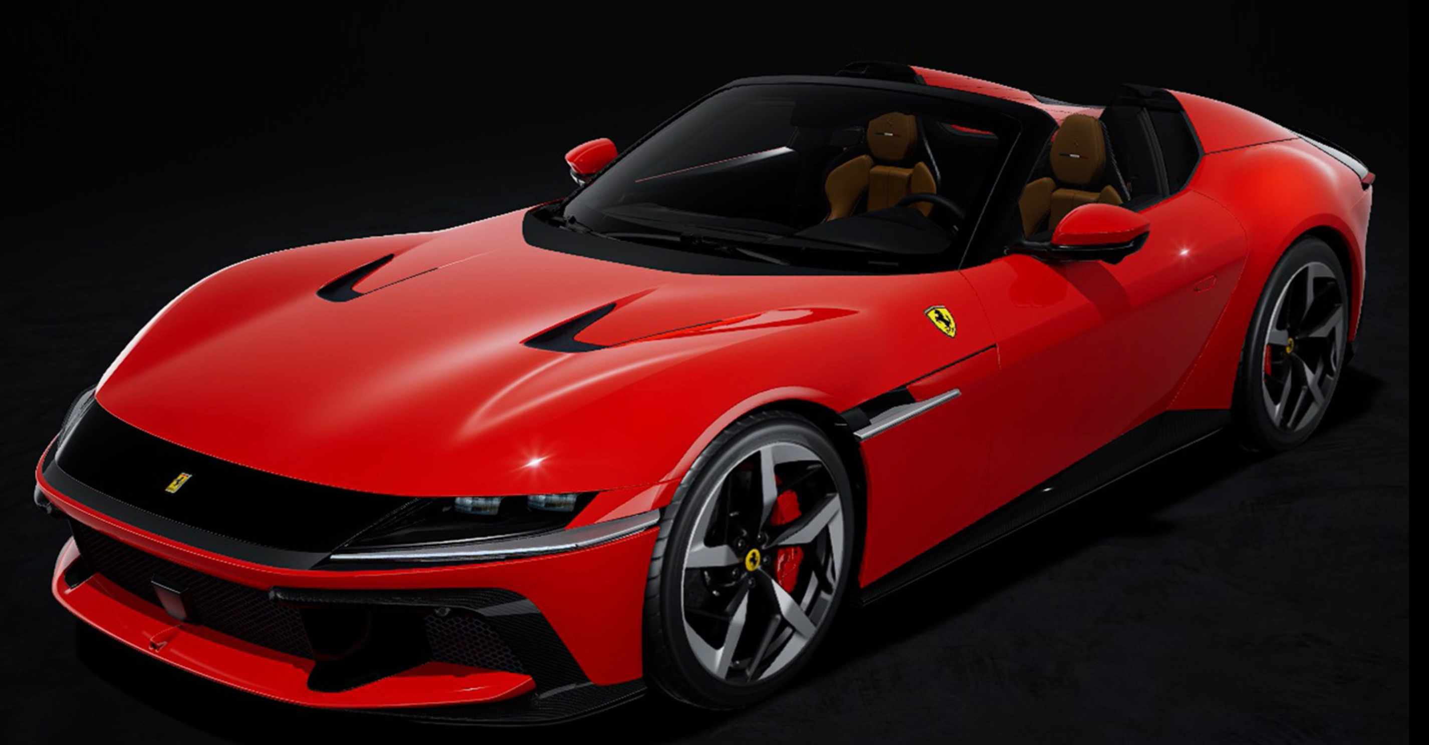 Ferrari 12 Cilindri Spider - Rosso Corsa - 1:18