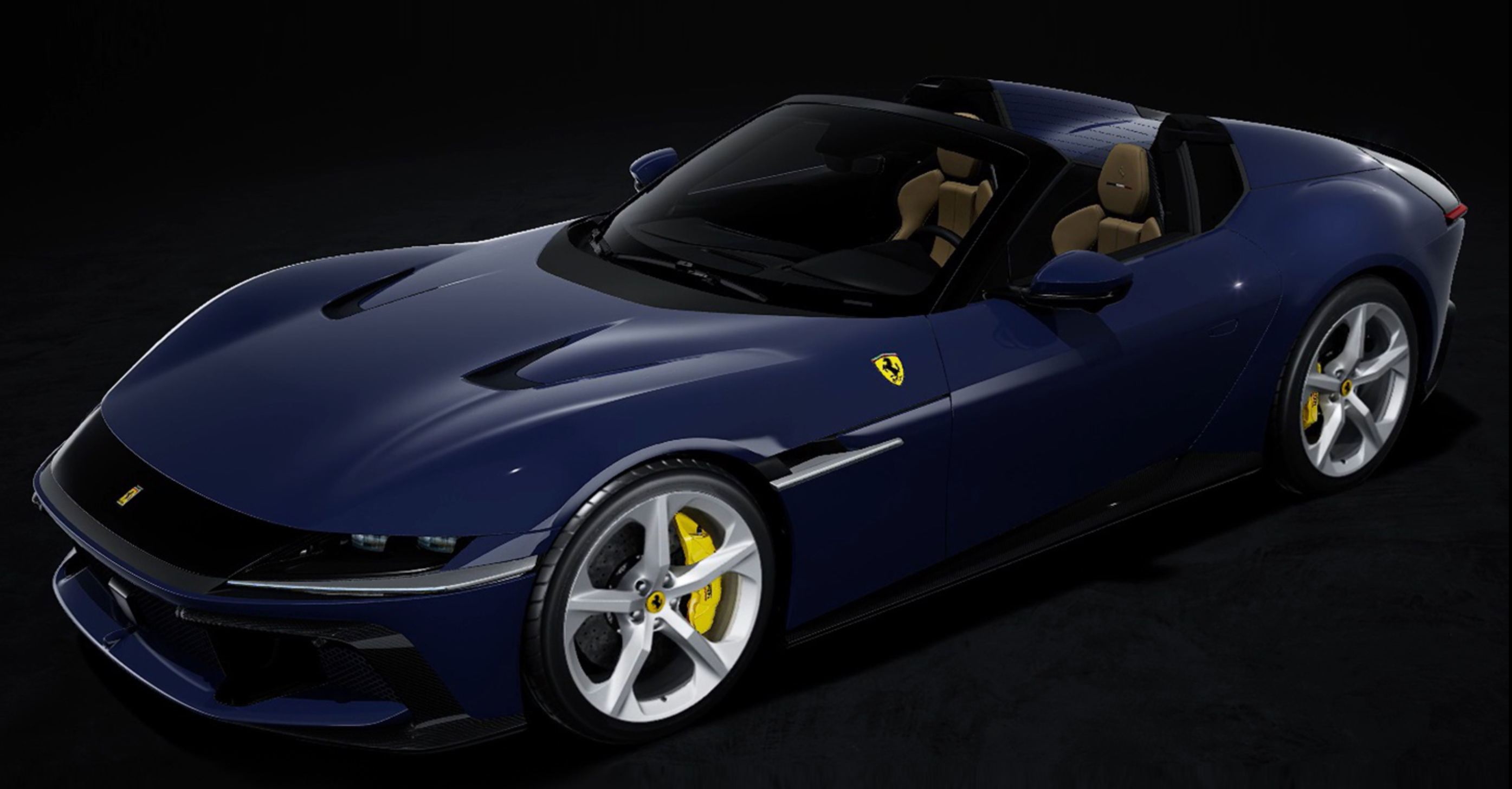 Ferrari 12 Cilindri Spider - Blu Pozzi LE49 - 1:18