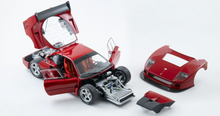 Load image into Gallery viewer, Ferrari F40 Competizione - Red die cast open parts - 1:12