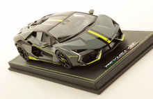 Load image into Gallery viewer, Lamborghini Revuelto - Grigio Telesto with Nero Noctis / Verde Scandal Livery - 1:18