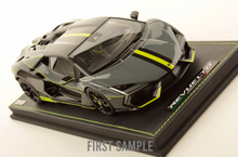 Load image into Gallery viewer, Lamborghini Revuelto - Grigio Telesto with Nero Noctis / Verde Scandal Livery - 1:18