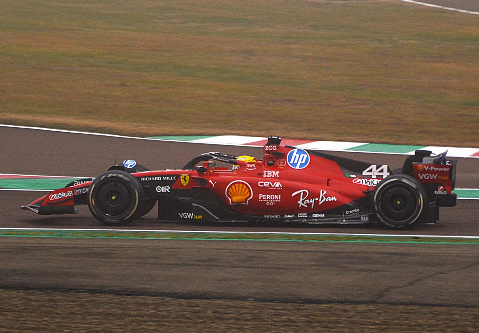 Ferrari F1 Fiorano test 2025 - Lewis Hamilton SF23 car number 44 - 1:43