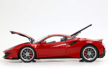 Load image into Gallery viewer, Ferrari 488 Pista Spider - Rosso Corsa with stripe OPEN PARTS - 1:18