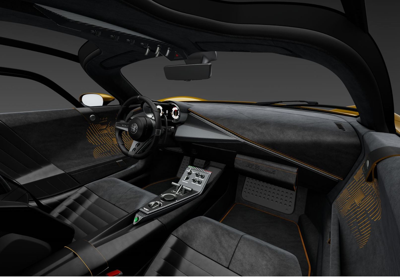 Alfa Romeo 33 Stradale - Ocra Black Interior - 1:18