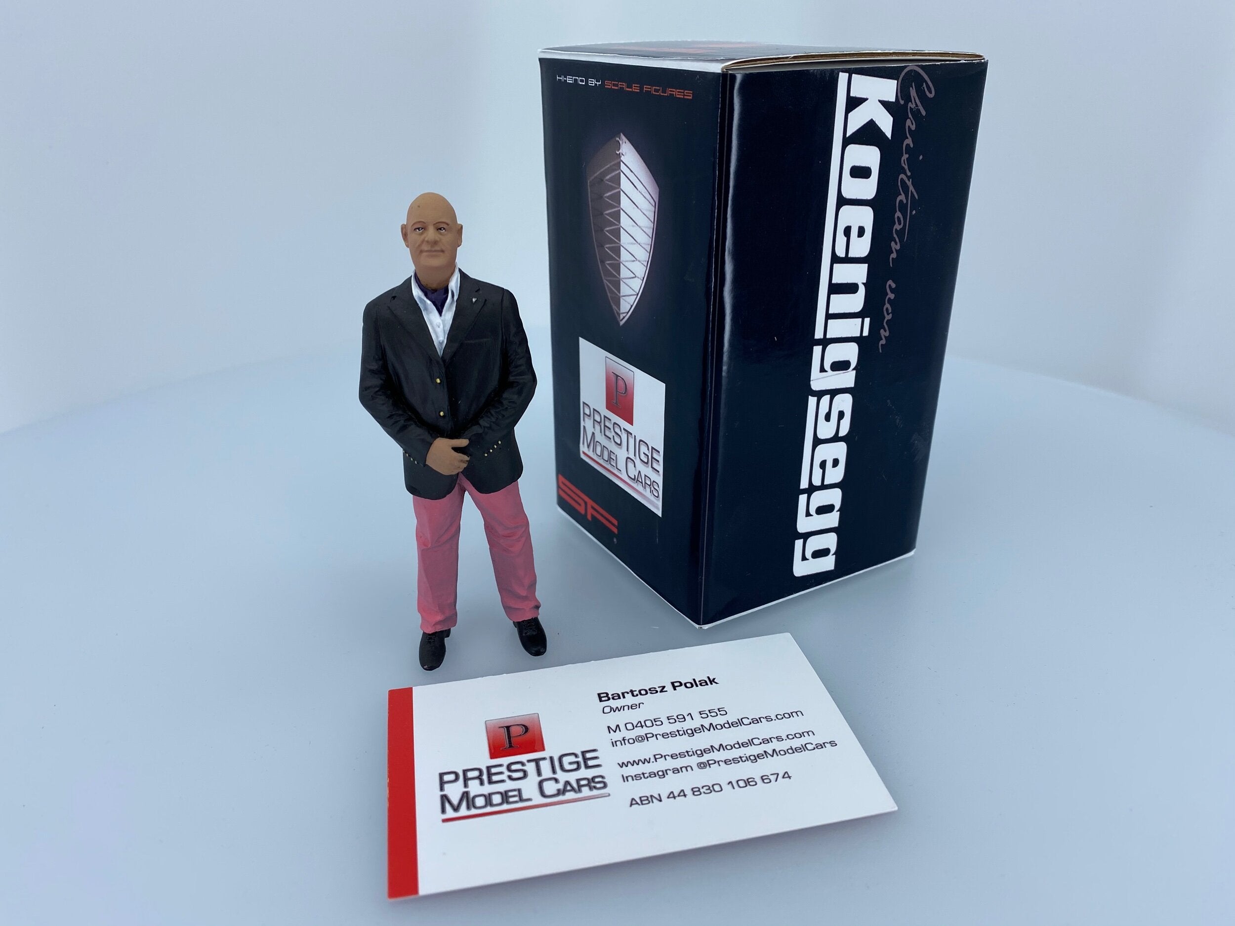 Christian Von Koenigsegg figurine - 1:18