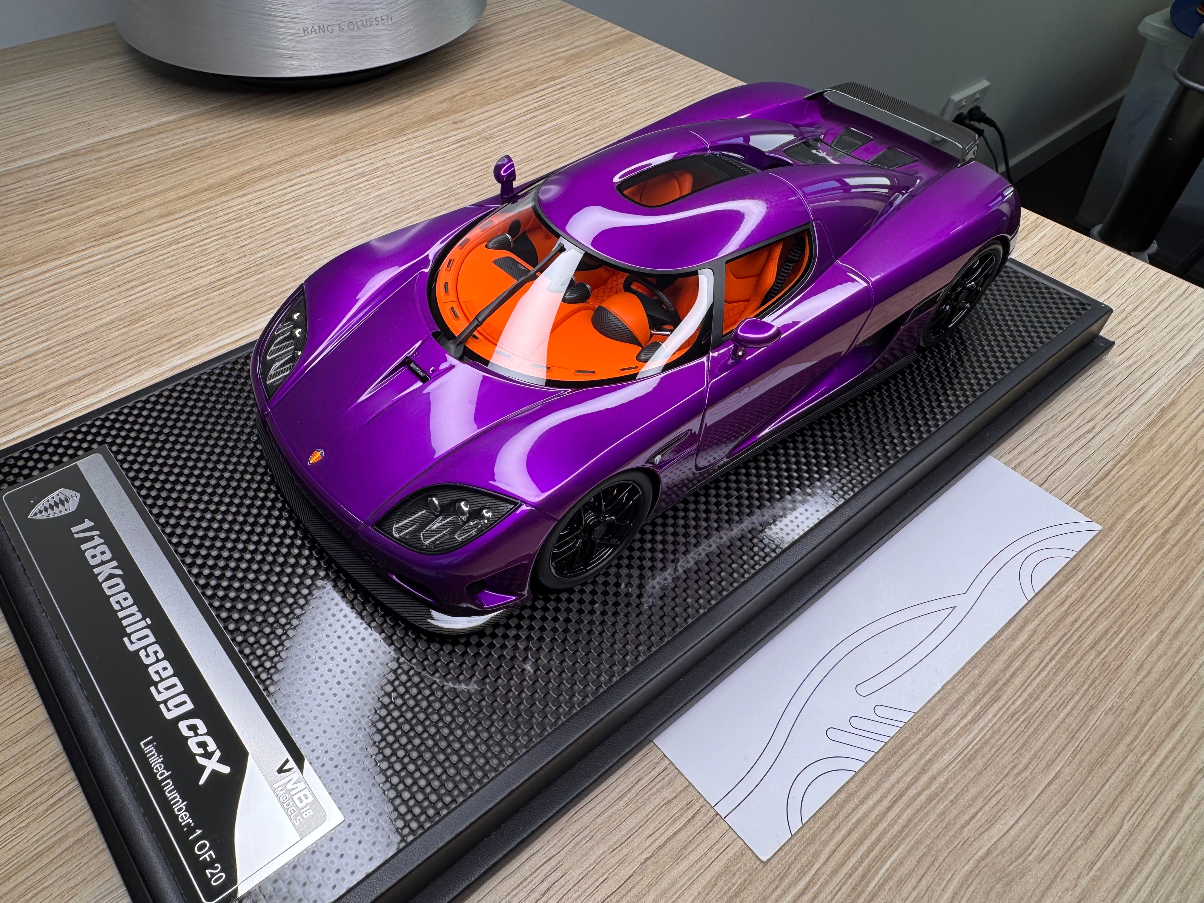 Koenigsegg CCX - Purple - 1:18