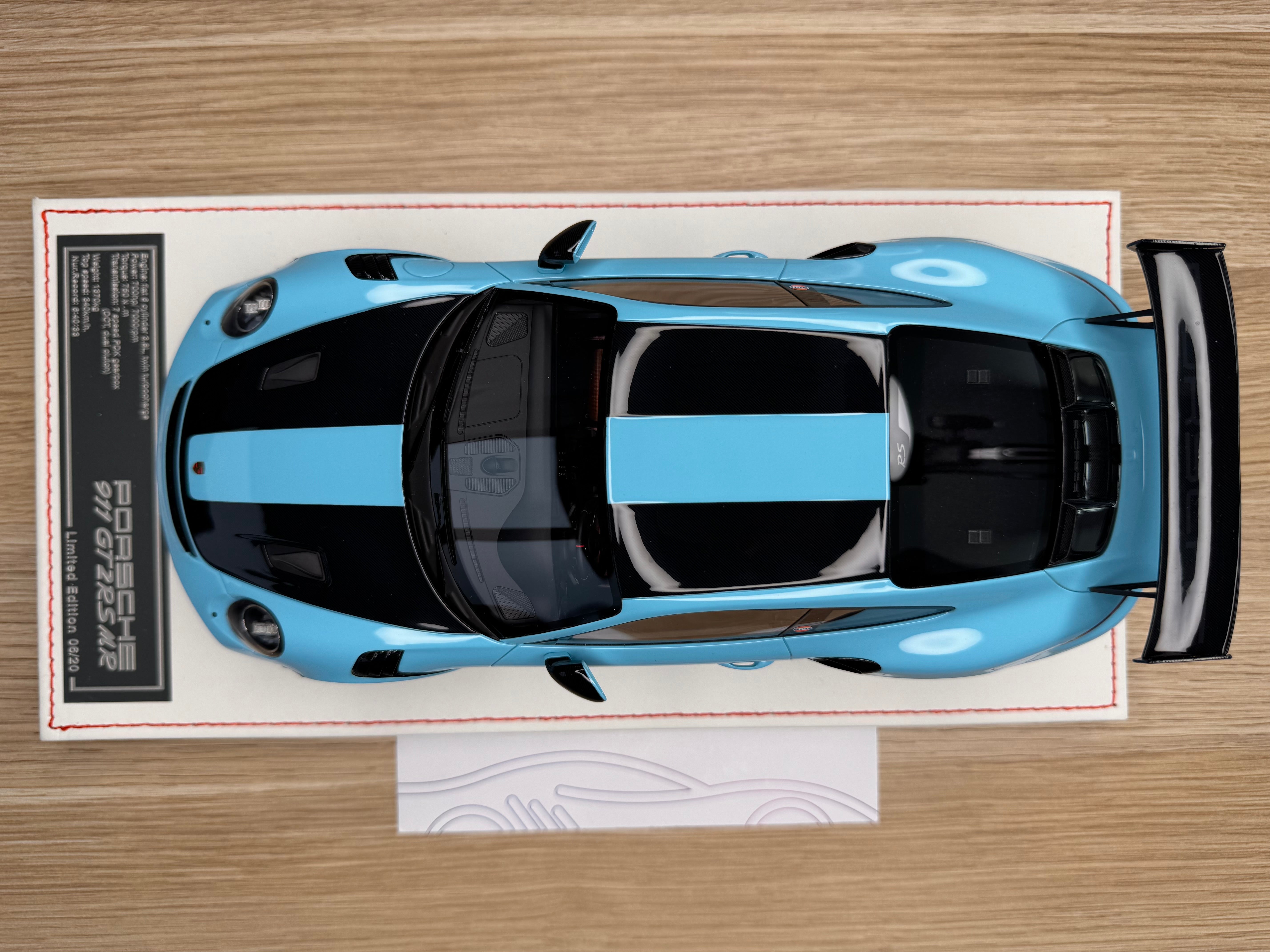 Porsche 911 GT2RSMR - Gulf Blue - 1:18
