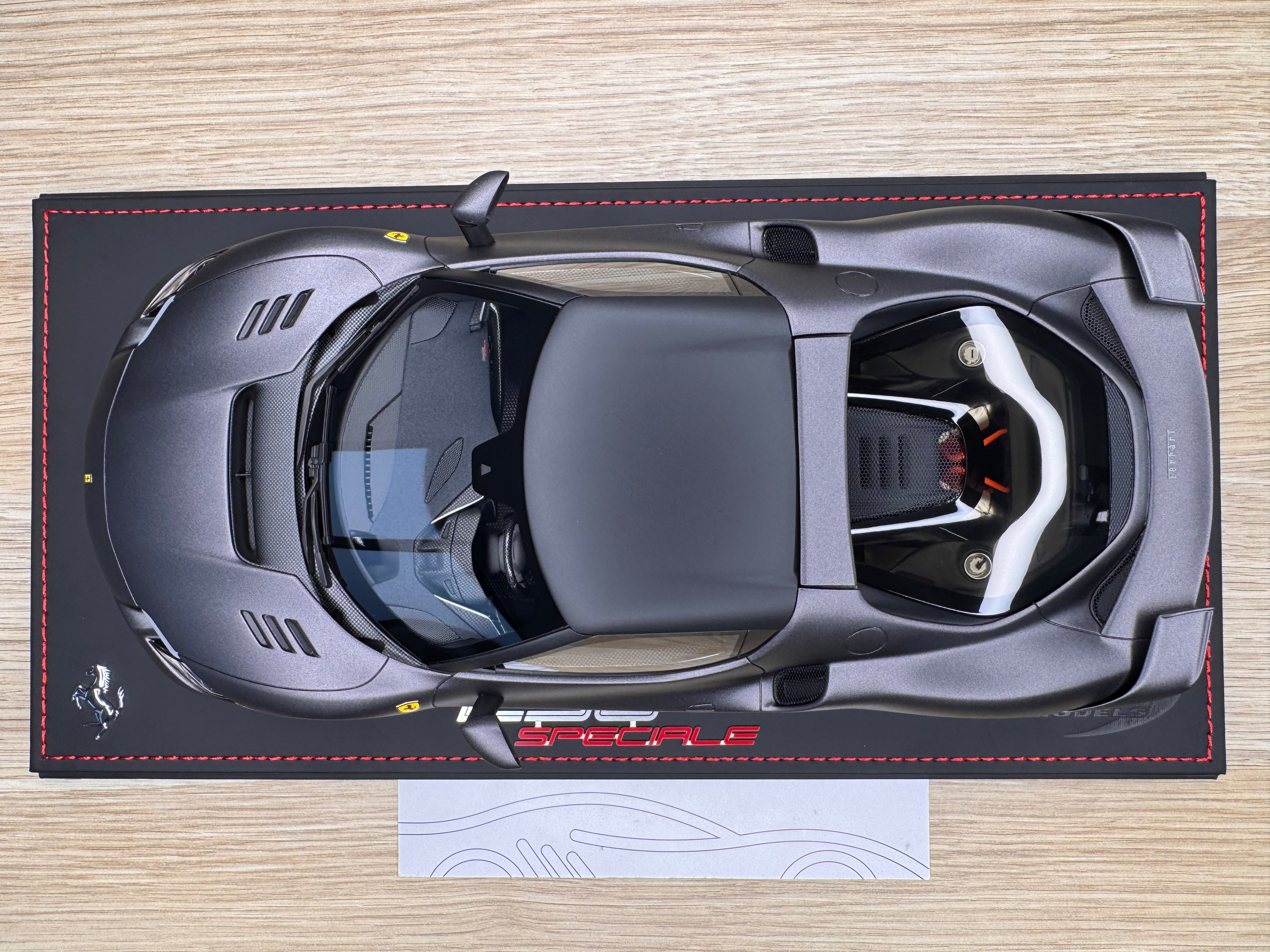 Ferrari 296 Speciale - Grigio Silverstone matte LE12 - 1:18