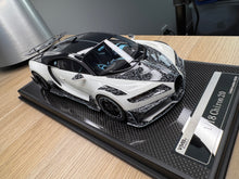 Load image into Gallery viewer, Bugatti Chiron 2.0 White with Luminous Blue - 1:18
