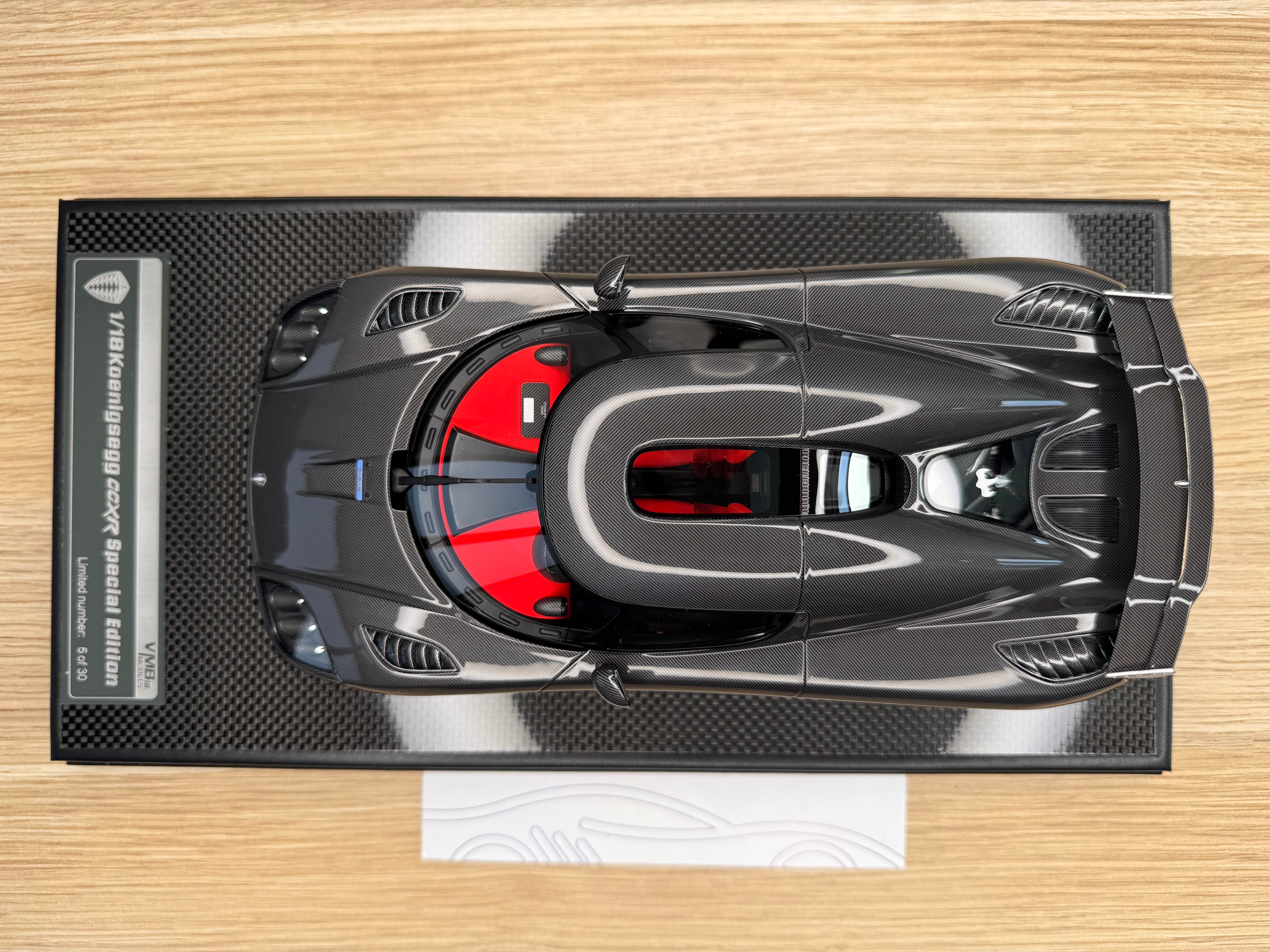 Koenigsegg CCXR - Black Carbon - 1:18