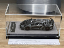 Load image into Gallery viewer, Lamborghini Aventador SV - Gloss Black / Luminous Stripes - 1:43
