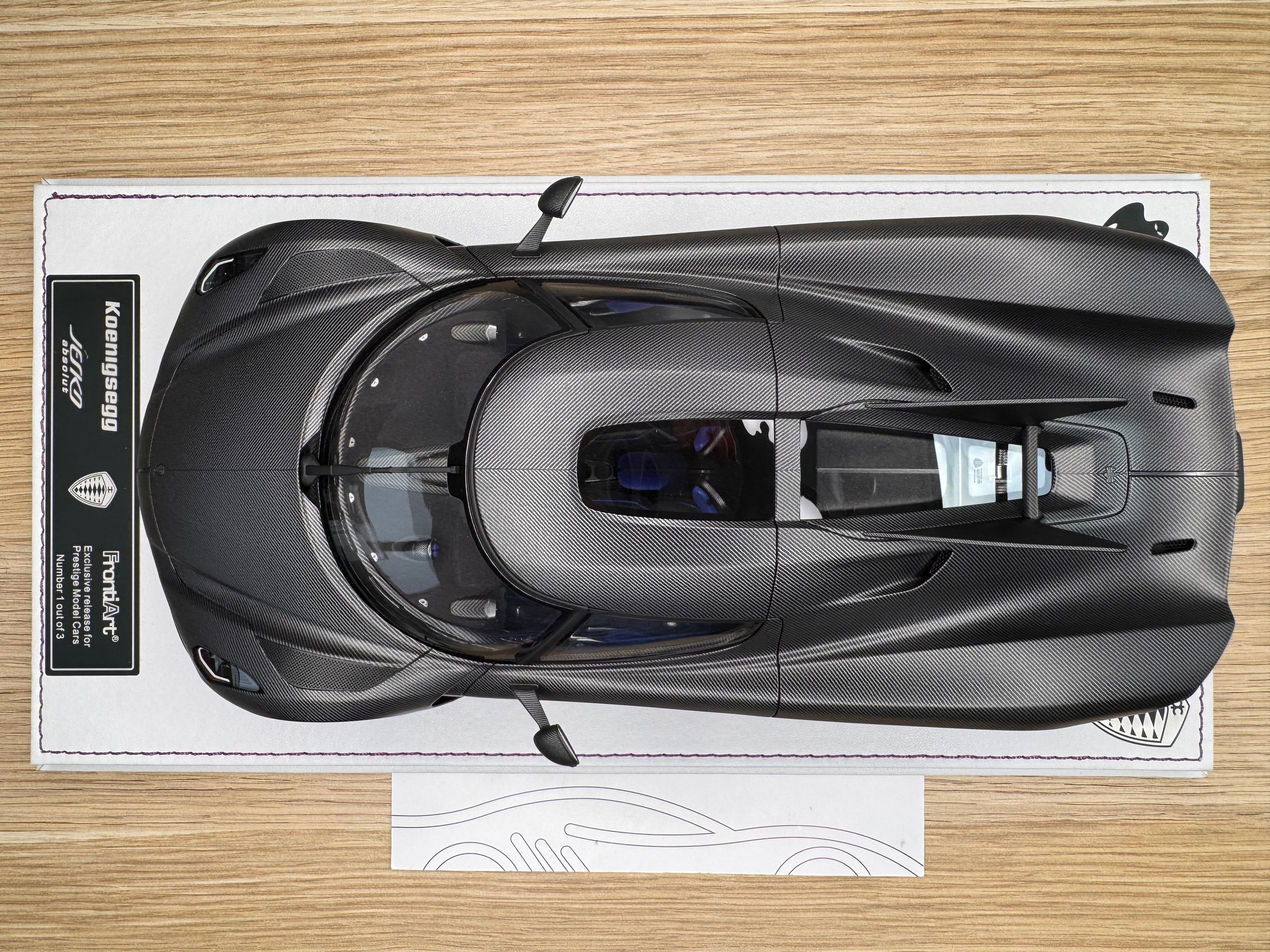 Koenigsegg Jesko Absolut 7289 PMC Special Project - naked carbon - 1:18