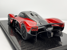 Load image into Gallery viewer, Aston Martin Valkyrie - candy apple red with black wheels - 1:18

