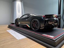 Load image into Gallery viewer, Ferrari 488 Pista Piloti - Nero Daytona with WEC decals - 1:18
