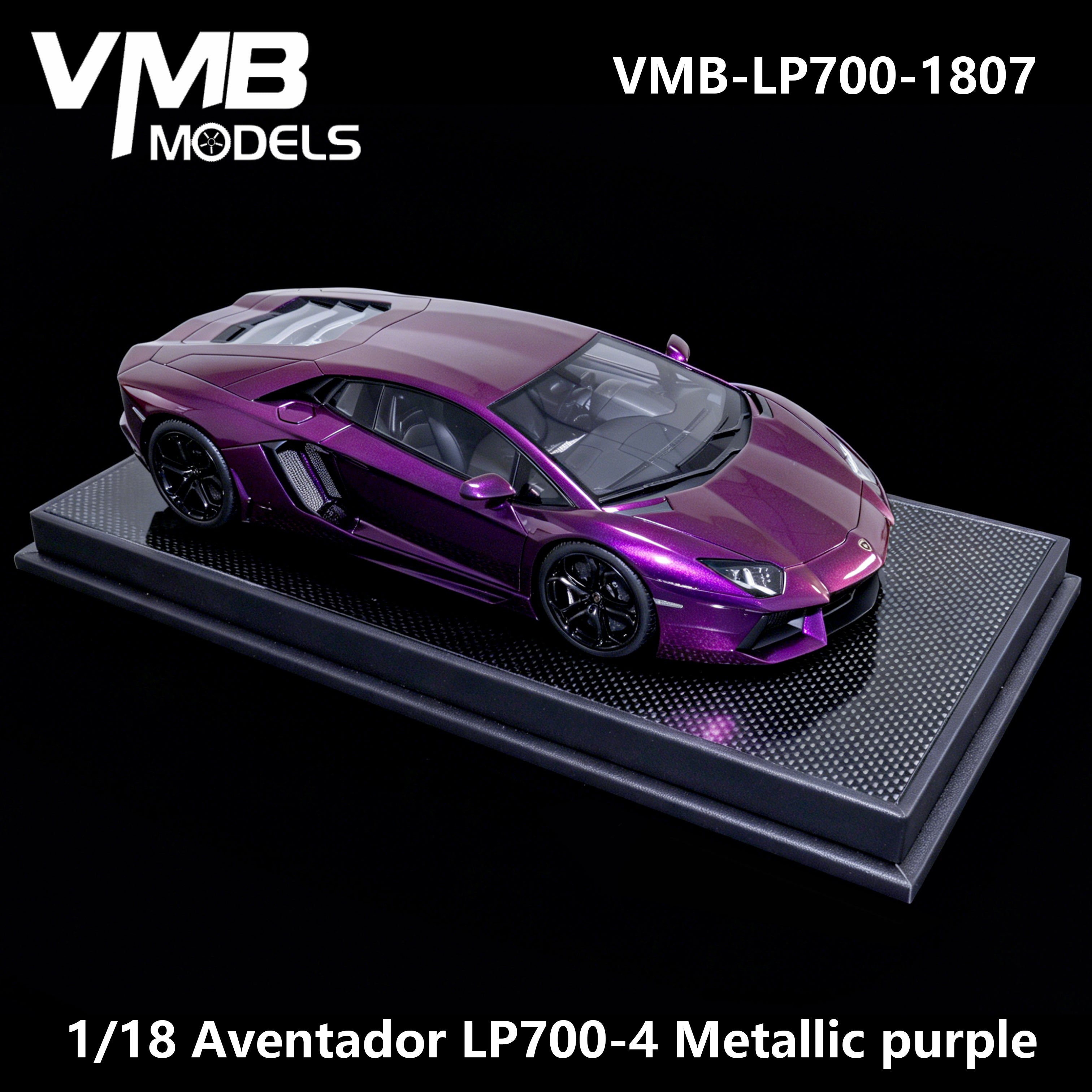 Lamborghini Aventador LP700-4 - Metallic Purple - 1:18