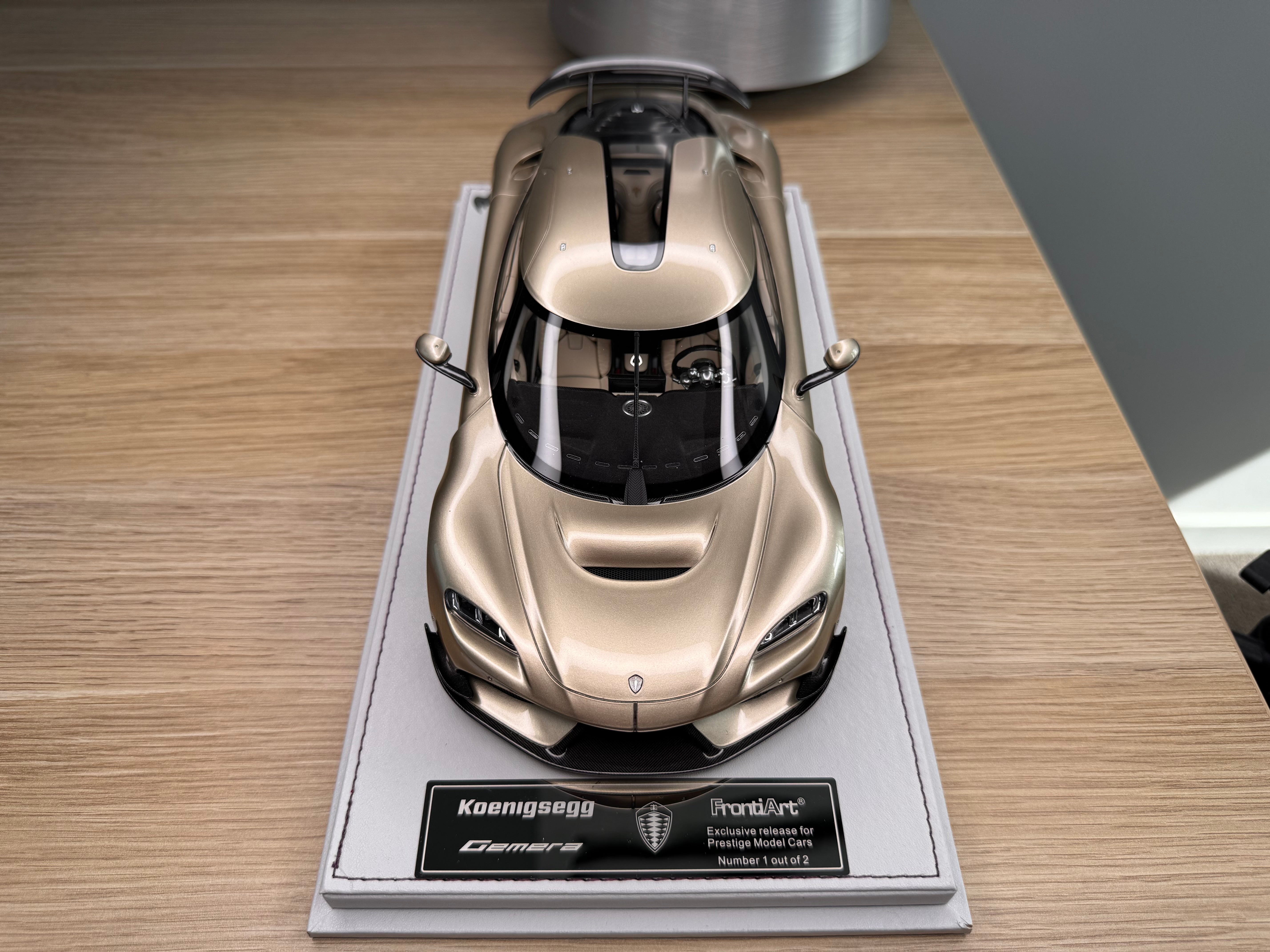 Koenigsegg Gemera PMC Special Project - Champagne Gold - 1:18