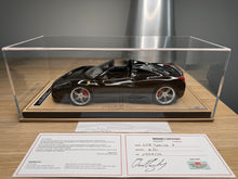 Load image into Gallery viewer, Ferrari 458 Speciale A - Nero DS Limited Edition 1 of 1 - 1:18
