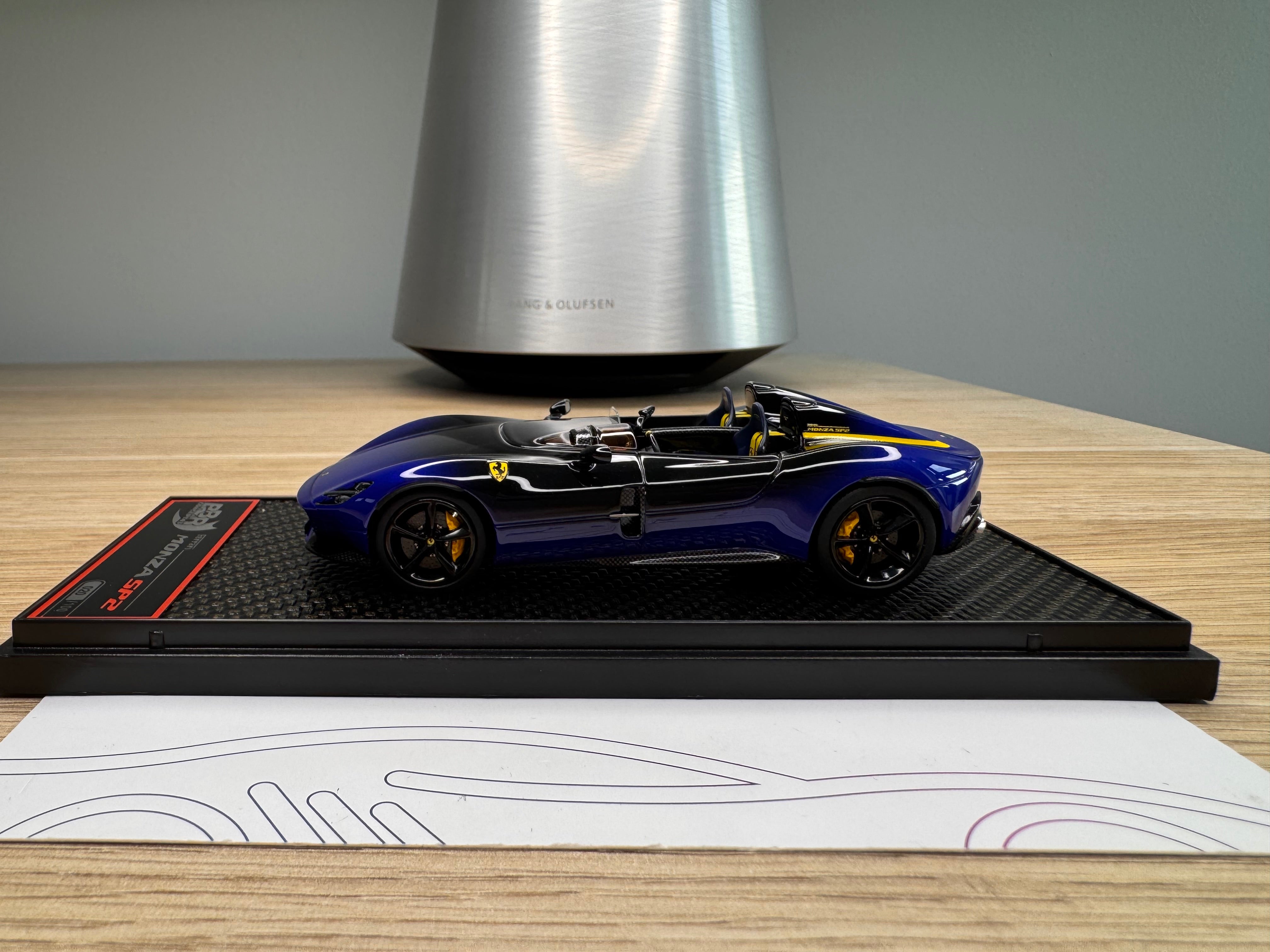 Ferrari Monza SP2 - Blu Viery - New Black Daytona - 1:43