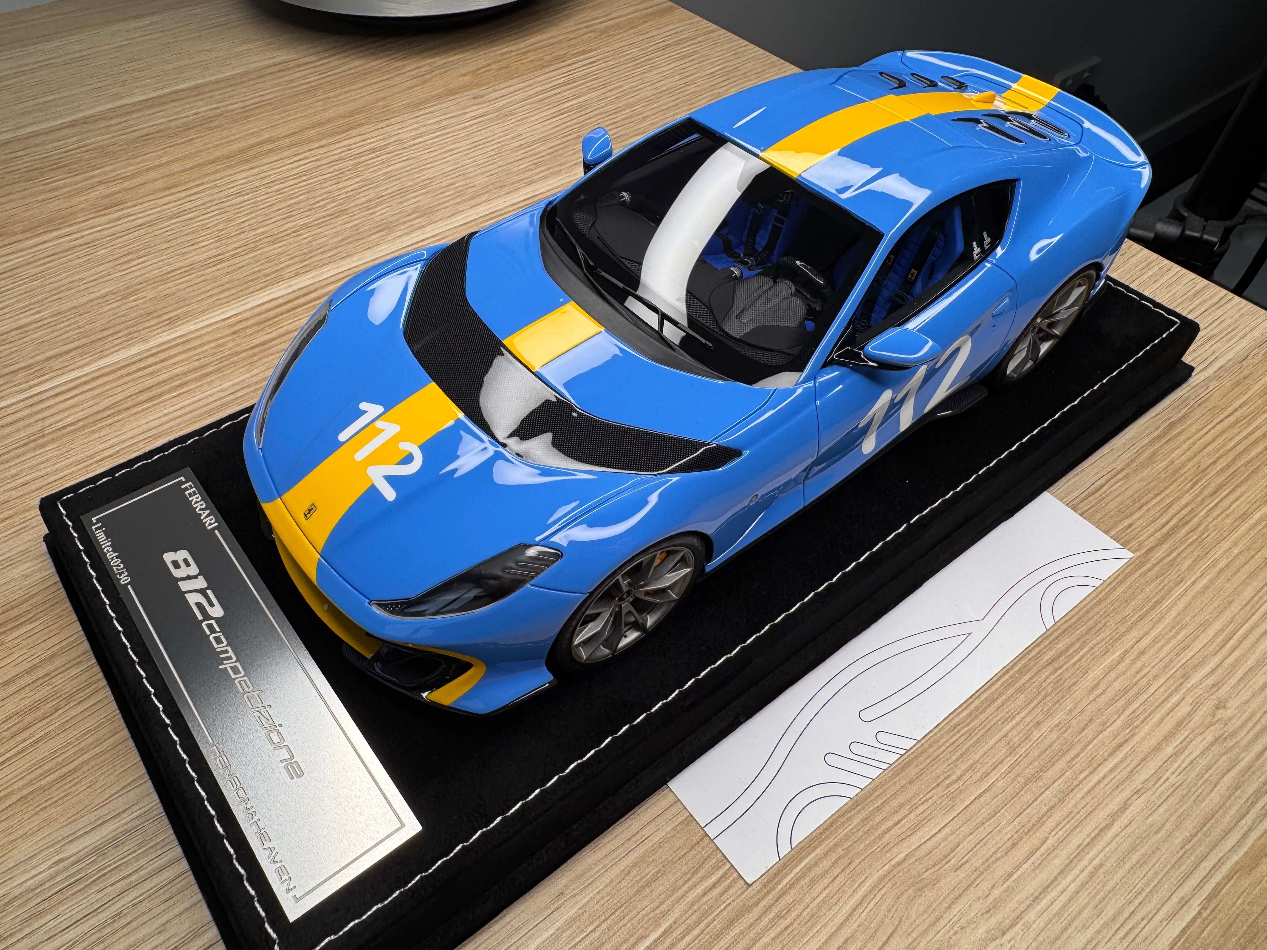 Ferrari 812 Competizione - 112 livery - 1:18
