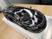 Load image into Gallery viewer, Lamborghini Aventador SVJ - Black Luminous - 1:18
