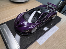 Load image into Gallery viewer, McLaren P1 - Amethyst black (dark purple) - 1:18
