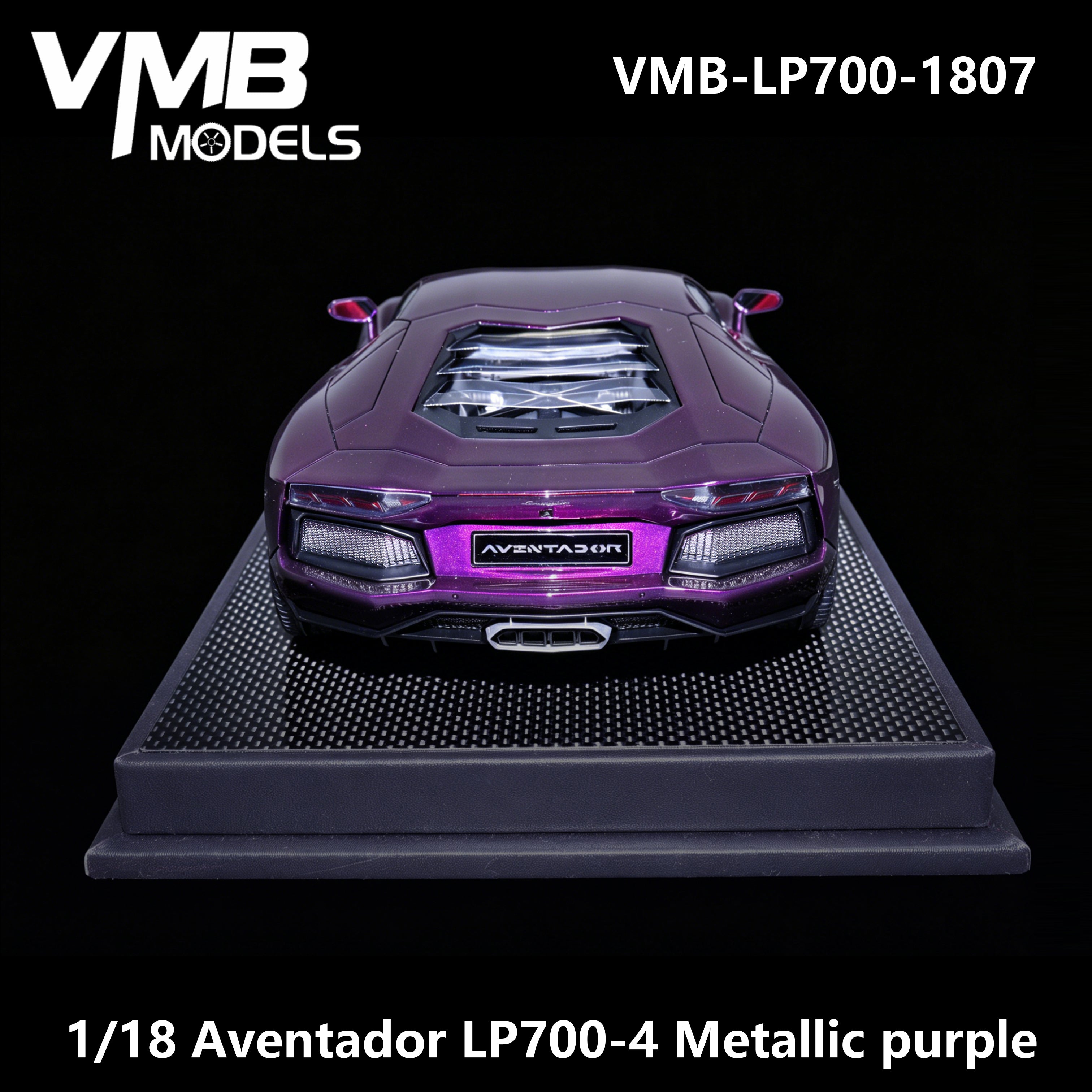 Lamborghini Aventador LP700-4 - Metallic Purple - 1:18