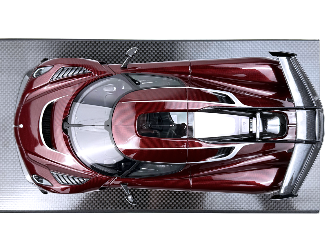 Koenigsegg Jesko 7272 Falcon PMC Special Project - red tinted carbon - 1:18
